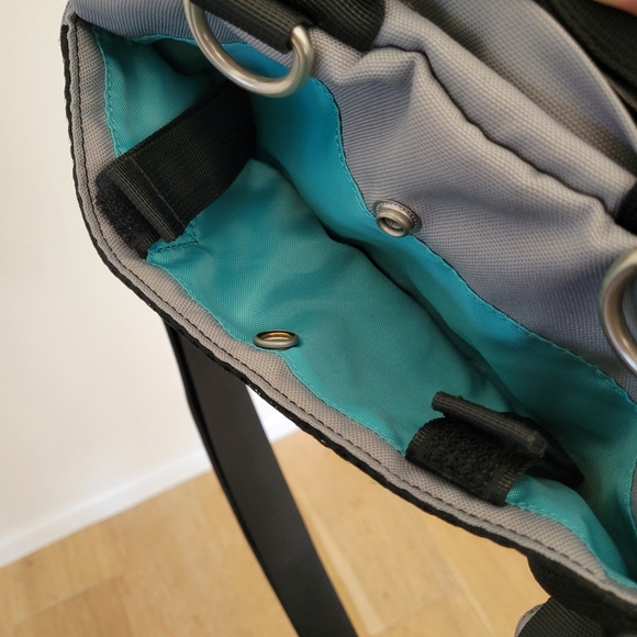 Po Campo Kent Sling Handlebar Bag Gray 3.6L Fanny Pack Vegan Fabric Adjustable - Picture 6 of 6